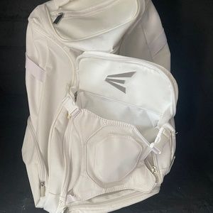 Gently used softball bag with gloves